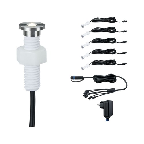 Zapuštěná - P 93695 Plug&Shine základní sada vestavné svítidlo MicroPen II IP67 3000K 5x0,22W - PAULMANN - foto 1
