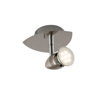 Bodová - FAN SPOT-SUNNY-1 Spotové svítidlo SPOT LED SUNNY nikl 1xGU10 LED 5 W 400 LM 2700 K 13x 13,4 x 9,5 cm - FANEUROPE