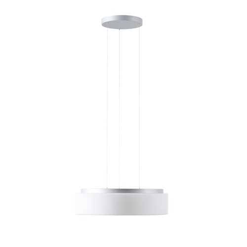 Kruhová - OS ERI67905 ERIS LE4 závěsné skleněné svítidlo stříbrná / bílá IP40 4000 K 35W LED DALI (původní kód OS 67905) - OSMONT - foto 1