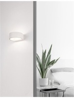 Nepřímé osvětlení - NV 9102461 Nástěnné svítidlo ENNA bílý hliník a akryl LED 6W 220-240V 3000K IP20 - NOVA LUCE