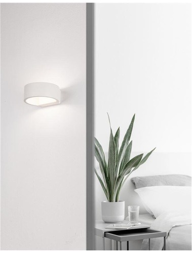 Nepřímé osvětlení - NV 9102461 Nástěnné svítidlo ENNA bílý hliník a akryl LED 6W 220-240V 3000K IP20 - NOVA LUCE - foto 1