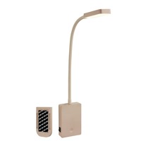 Bodová - BRI 2361011 Cielo lampa na čtení - 2W, 200lm, LED, nabíjecí, stmívatelné, dotykový vypínač, bezdrátové, béžová - BRILONER