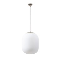 Koule - OS TAN67356 TANIA S1 závěsné skleněné svítidlo nerez / bílá IP40 3000 K 27W LED - OSMONT