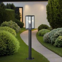 Sloupková - FAN LANT-MIRAGE-P90 Sloupkové svítidlo PALETTO MIRAGE antracit, 1xE27, IP44, 86 x 13 x 13 cm - FANEUROPE