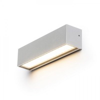 Nástěnná - RED R13527 UKOČENÁ VÝROBA CAMARGUE nástěnná stříbrnošedá satinované sklo 230V LED 6W IP65 3000K - RED - DESIGN RENDL