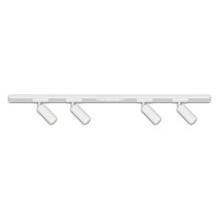Lištové Briloner 230V - BRILO 8017046 1-fázový lištový systém, kompletní sada, 4x LED spoty, bílá - BRILO