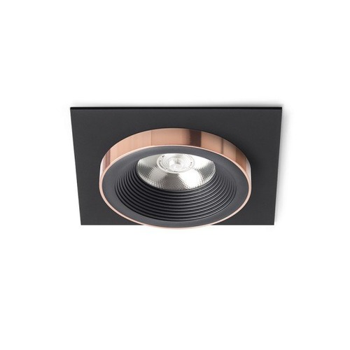 Hranatá - RED R13254 SHARM SQ I zápustná černá/černá měď 230V LED 10W 24° 3000K - RED - DESIGN RENDL - foto 1
