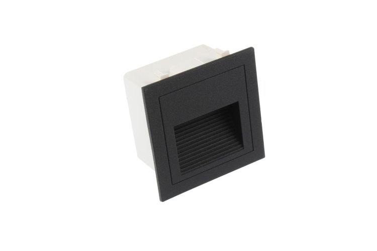 Vestavná bodová svítidla - LED vestavné svítidlo LOPEN-B-IP65 černé - foto 1