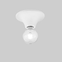 Dekorativní - FAN I-VESEVUS-PL18 BCO Stropní svítidlo VESEVUS bílá, 1xE27, 18 x 18 x 8 cm - FANEUROPE
