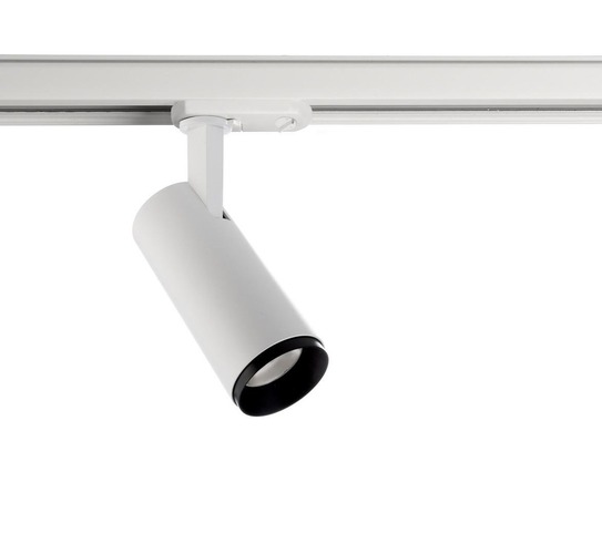 Svítidla - IMPR 707165 Deko-Light 1-fázový kolejnicový systém bodové svítidlo, Lucea, Tilt, 6 W, DIM, 220-240V 2700 K bílá RAL 9016 - foto 1