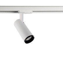 Svítidla - IMPR 707165 Deko-Light 1-fázový kolejnicový systém bodové svítidlo, Lucea, Tilt, 6 W, DIM, 220-240V 2700 K bílá RAL 9016 - LIGHT IMPRESSIONS