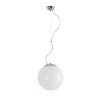 Koule - OS ISI66675 ISIS L2 závěsné plastové svítidlo nerez leštěná / bílá IP40 4000 K 20W LED DALI (původní kód OS 66675) - OSMONT