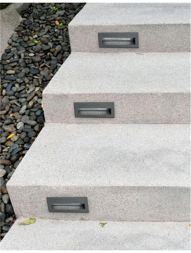 Zapuštěná - NV 726406 Venkovní zapuštěné svítidlo do zdi KRYPTON tmavě šedý hliník LED 3W 3000K 220-240V 17st. IP54 - NOVA LUCE - foto 1