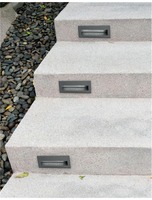 Zapuštěná - NV 726406 Venkovní zapuštěné svítidlo do zdi KRYPTON tmavě šedý hliník LED 3W 3000K 220-240V 17st. IP54 - NOVA LUCE