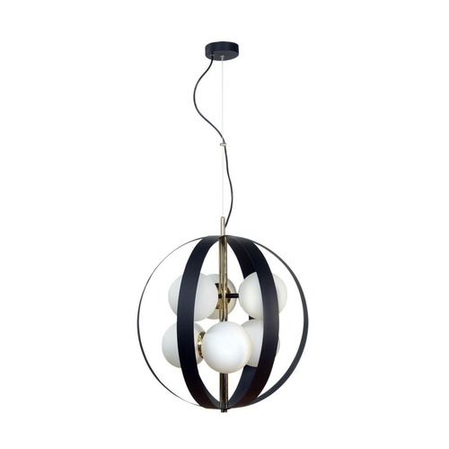 Dekorativní - ZUMA 133867-025792 1138 závěsné svítidlo NELA 50 cm černá-zlatá - ZUMALINE - foto 1