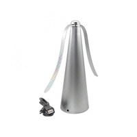 Ventilátory - LD 86208-21 Odpuzovač hmyzu stříbrný elektrický na baterie s USB - JUST LIGHT