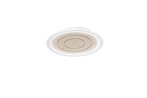 Kruhová - FAN I-AUX-R60-BG Stropní svítidlo Aux béžové PMMA, kulaté, 40 W, CCT 3000/4000/6500 K, pr. 60 x 5,4 cm - FANEUROPE
