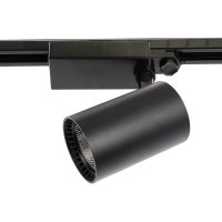 3 Fázový systém 3F 230V AC - Lištové svítidlo TORU-B 20W černé