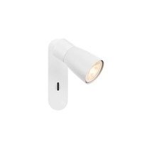 Bodová - LA 1008306 PURI 2.0 Dome nástěnné a stropní svítidlo, vypínač, obdélníkový, 1x max. 6W GU10, bílá - BIG WHITE (SLV)