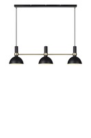 Podélná - MAR 106971 Larry závěsné svítidlo černé/mosazné - Markslöjd