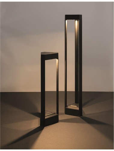 Sloupková - NV 9756500 Venkovní sloupkové svítidlo PAX černý hliník LED 9W 3000K 100-240V 108st. IP54 - NOVA LUCE - foto 1