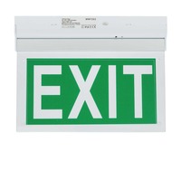 LED nouzové osvětlení - LED nástěnné povrchové nouzové výstupní světlo 3 hodiny Nouzové trvání s PVC legendou