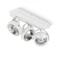 Bodová - RED R13108 KELLY LED III DIMM nástěnná bílá 230V LED 3x12W 24° 3000K - RED - DESIGN RENDL