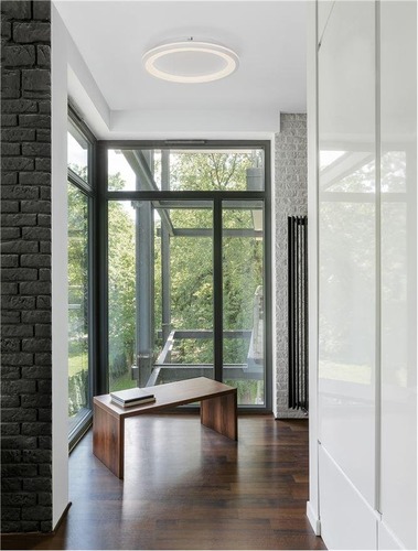 Kruhová - NV 9212917 Stropní svítidlo OGGY bílý hliník a akryl LED 30W 230V 3000K IP20 - NOVA LUCE - foto 1