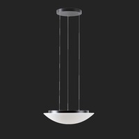 Kruhová - OS AUR67938 AURA LE5 závěsné skleněné svítidlo černá / bílá IP40 4000 K 27W LED DALI (původní kód OS 67938) - OSMONT