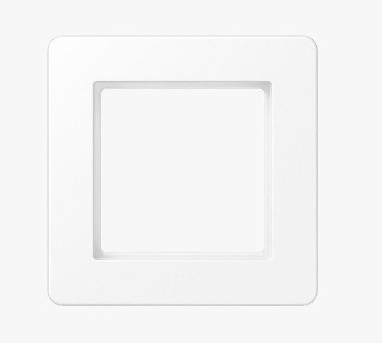 Vypínače a zásuvky - JU AF581BFWWM Rámeček sněhobílý matný AF 581 BF WWM - JUNG - foto 1