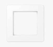 Vypínače a zásuvky - JU AF581BFWWM Rámeček sněhobílý matný AF 581 BF WWM - JUNG