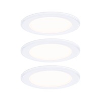 Zapuštěná - P 93115 LED vestavná nábytková svítidla 3ks sada kruhové 65mm 3x2,5W 230/12V 3000K bílá - PAULMANN