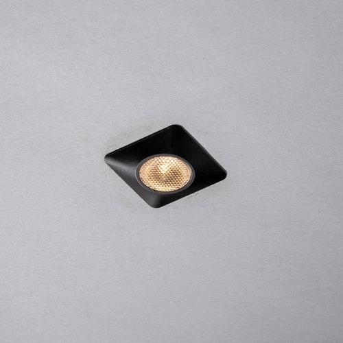 Hranatá - FAN INC-ASSO-Q30M-NER Podhledové zápustné svítidlo Asso, černé, hliník, 1 x 1 W, 100 lm, 4000 K, 3,2 x 3,2 x 2,2 cm - FANEUROPE - foto 1