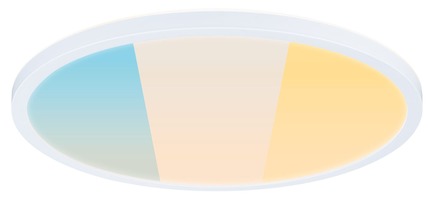 Kruhová - P 71257 LED Panel Atria Shine IP44 kruhové 398mm 20,8W CCT bílá - PAULMANN