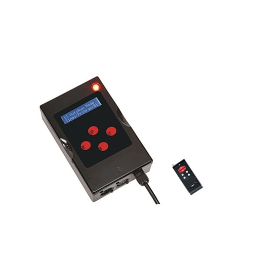 Ovladače - FAN CONTROLLER-PRO-3 Příslušenství - LED ovladač Master, 3 kanály, pro projektory mod. EASY, 230 V, výstup DMX/XLR‑3, 2 kanály, 20 x 9 x 3.2 cm - FANEUROPE - foto 1