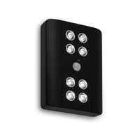 Přisazená - BRI 2255-085 LED Lero Indoor 11,6 cm 8x0,08W 7lm černá - BRILONER