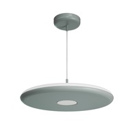 Kruhová - OS ZET60588 ZETA ST2 PF závěsné plastové svítidlo šedá / bílá IP40 4000 K 38W LED - OSMONT