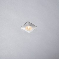 Hranatá - FAN INC-ASSO-Q30C Podhledové zápustné svítidlo Asso, bílé, hliník, 1 x 1 W, 100 lm, 3000 K, 3,2 x 3,2 x 2,2 cm - FANEUROPE