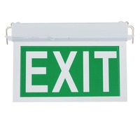 LED nouzové osvětlení - LED zapuštěné pevné nouzové výstupné světlo 3 hodiny trvání s PVC legendou