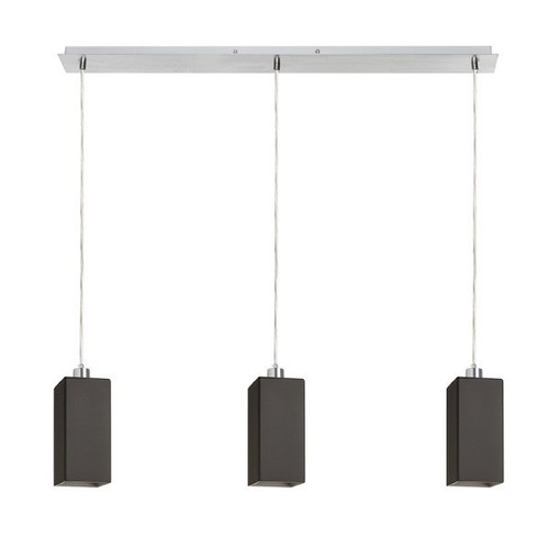 Vícečetná - RED R14030 LIZ III 80 závěsná černá sklo/chrom 230V E27 3x11W - RED - DESIGN RENDL - foto 1
