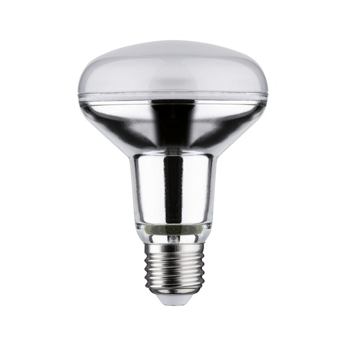 E27 - P 29054 Standard 230V LED reflektor R80 6,5W 4000K stříbrná - PAULMANN - foto 1