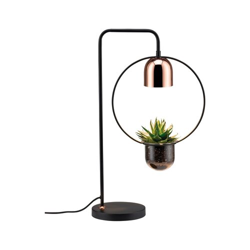 Stolní lampy dekorační - P 79746 Stolní lampa Fanja 1-ramenné pro osvětlení rostlin černá/měď - PAULMANN - foto 1