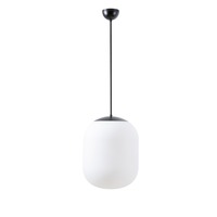 Koule - OS TAN58105 TANIA P1 závěsné skleněné svítidlo černá / bílá IP40 100W E27 (původní kód OS 58105) - OSMONT