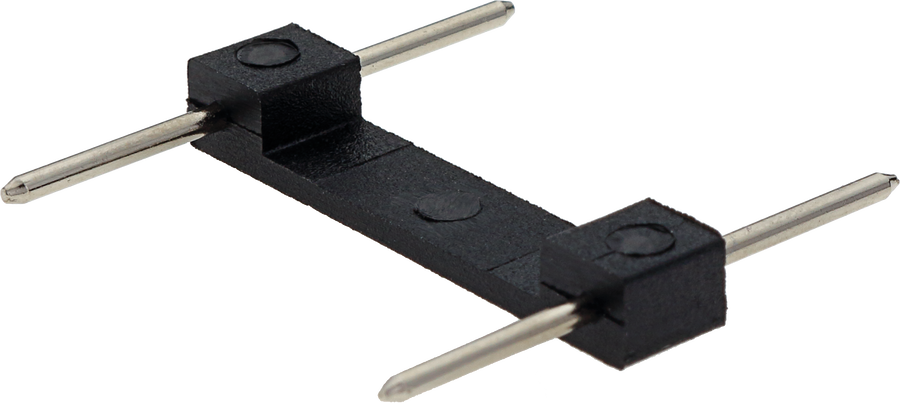 LED mini magnetické stopy - Černá přímá spojka - foto 1