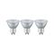 GU10/GZ10 - P 28581 3ks-sada LED reflektor 4W GU10 230V 2700K teplá bílá - PAULMANN