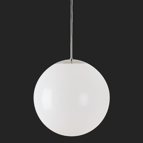 Nouzové osvětlení - OS ISI72156 ISIS P4 PM HP závěsné plastové svítidlo nerez leštěná / bílá IP40 3000 K 58W LED nouzové kombinované 3 h (původní kód OS 72156) - OSMONT - foto 1