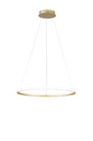 Kruhová - FAN LED-AXIS-S60-ORO Závěsné LED svítidlo Axis zlatá, 31 W, 3650 lm, CCT, 60 x 150 cm - FANEUROPE