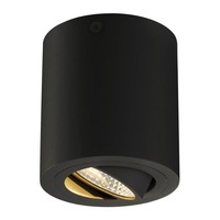 Downlight - LA 113930 Nástavbové svítidlo TRILEDO ROUND CL typu downlight, matné černé, LED, 6 W, 38°, 3000K, vč. ovladače - BIG WHITE (SLV)