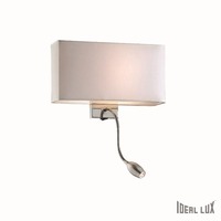 Dekorativní - ILUX 035949 Nástěnné svítidlo Ideal Lux Hotel AP2 bianco 035949 - IDEALLUX