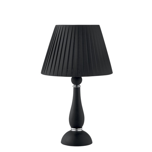 Stolní lampy dekorační - FAN I-ALFIERE/L1 NERO Stolní lampa Alfiere, černé/chrom, 1 x E14, 32 x 54 cm - FANEUROPE - foto 1